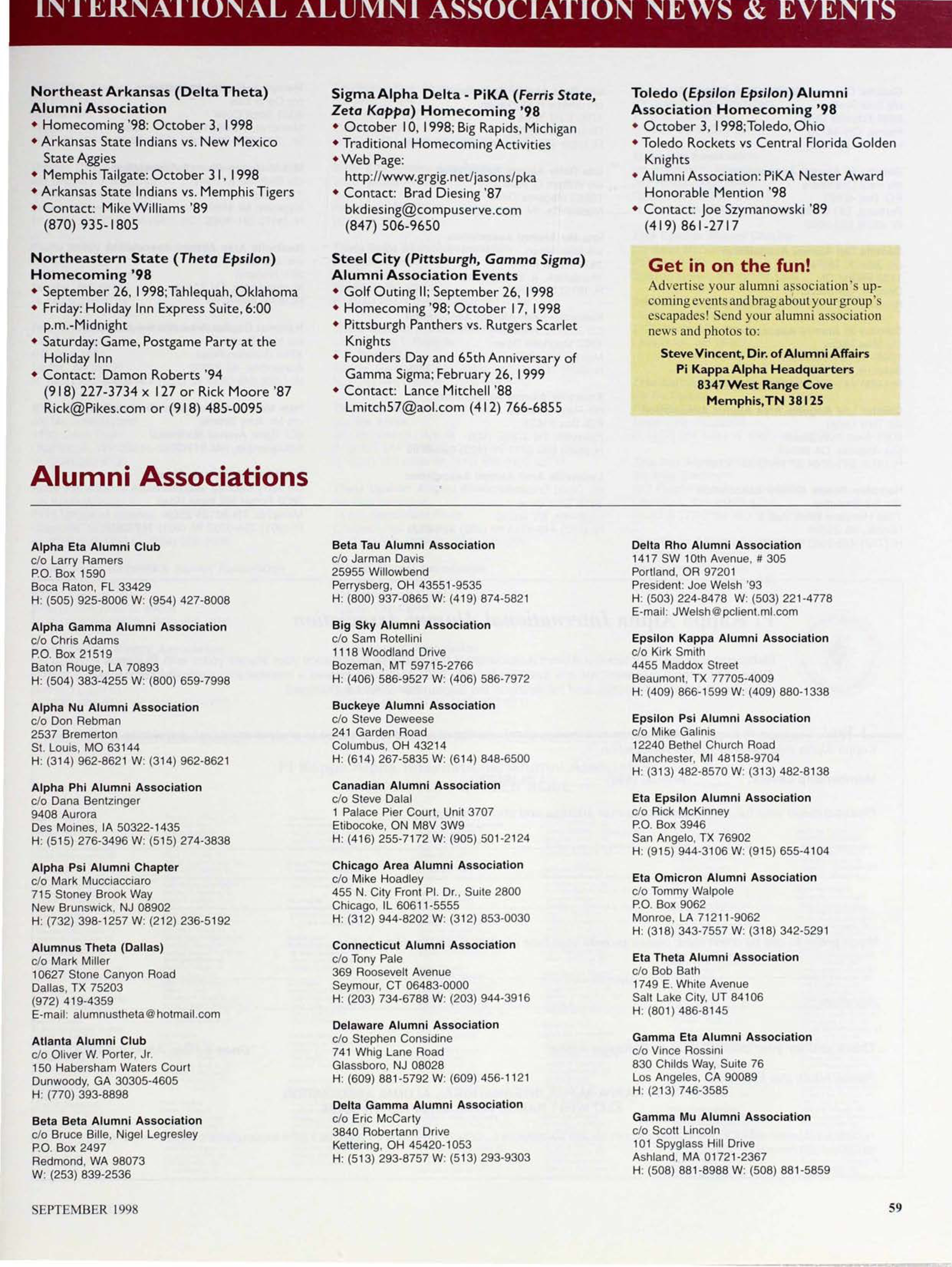 Alumni Associations